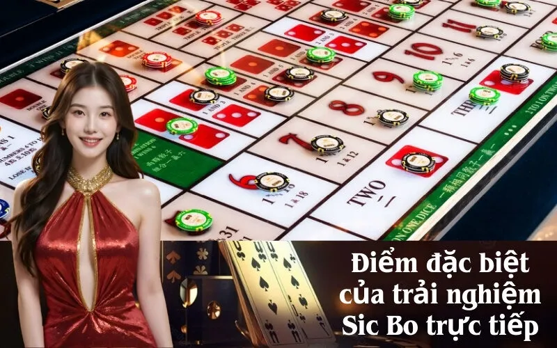 Điểm đặc biệt của trải nghiệm Sic Bo trực tiếp